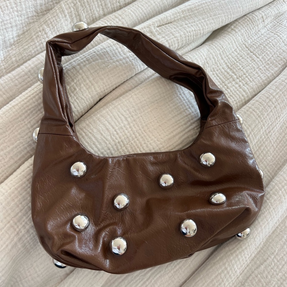 Zara Embellished Shoulder Bag